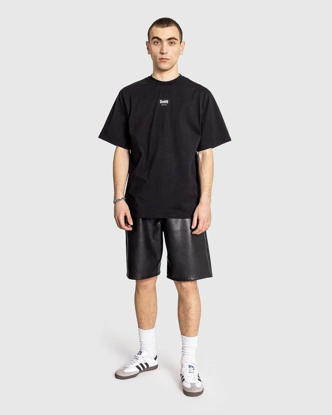 Zoran Eco Imiteret Laedershorts Sort